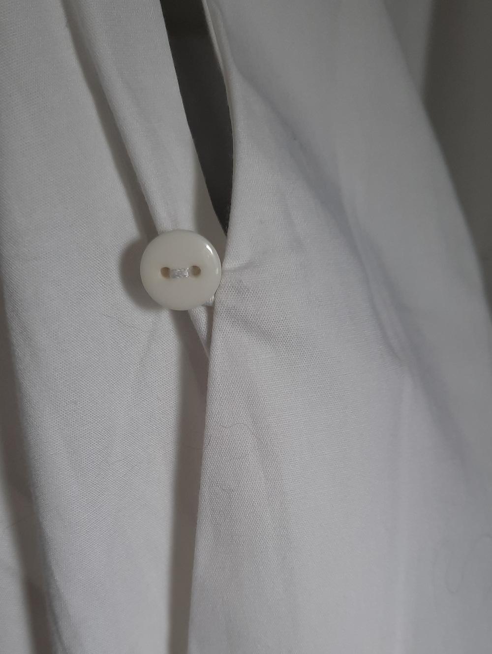 Love & Legend NWT 1X White Draped Tie-Front Tunic Shirt - Picture 9 of 9